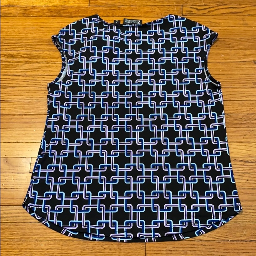 NWOT New York and Company Tie Neck shirt - Picture 4 of 6